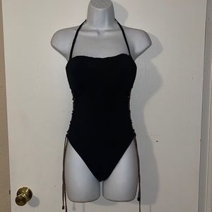 Radio Fiji bathing suit black Retail $99